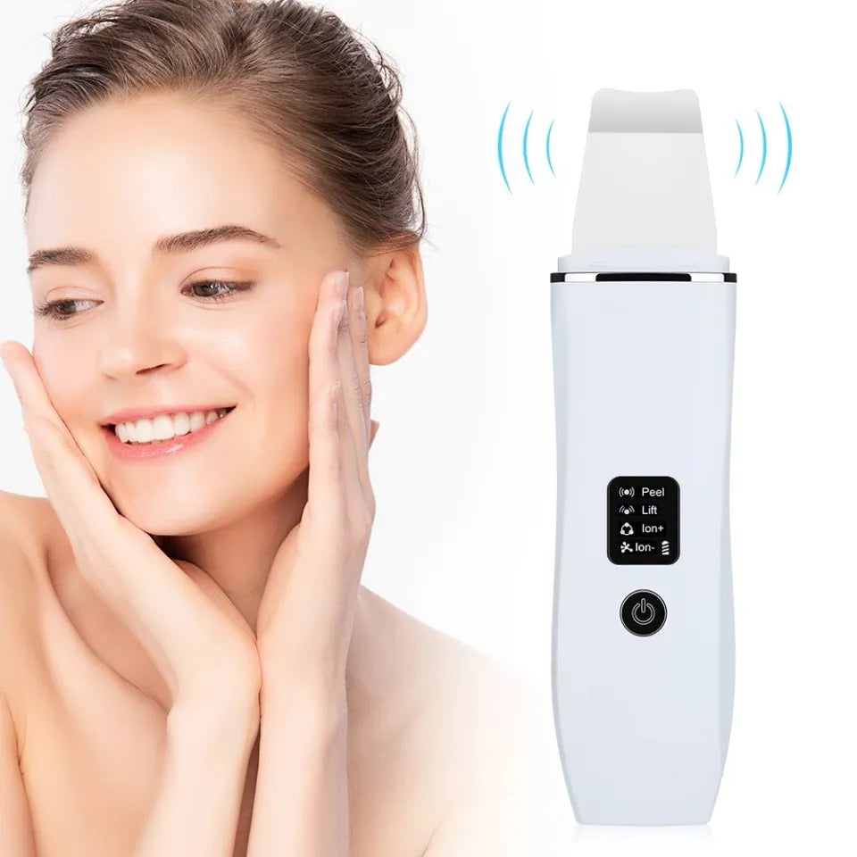 Professional Ultrasonic Skin Scrubber – Deep Pore Cleanser