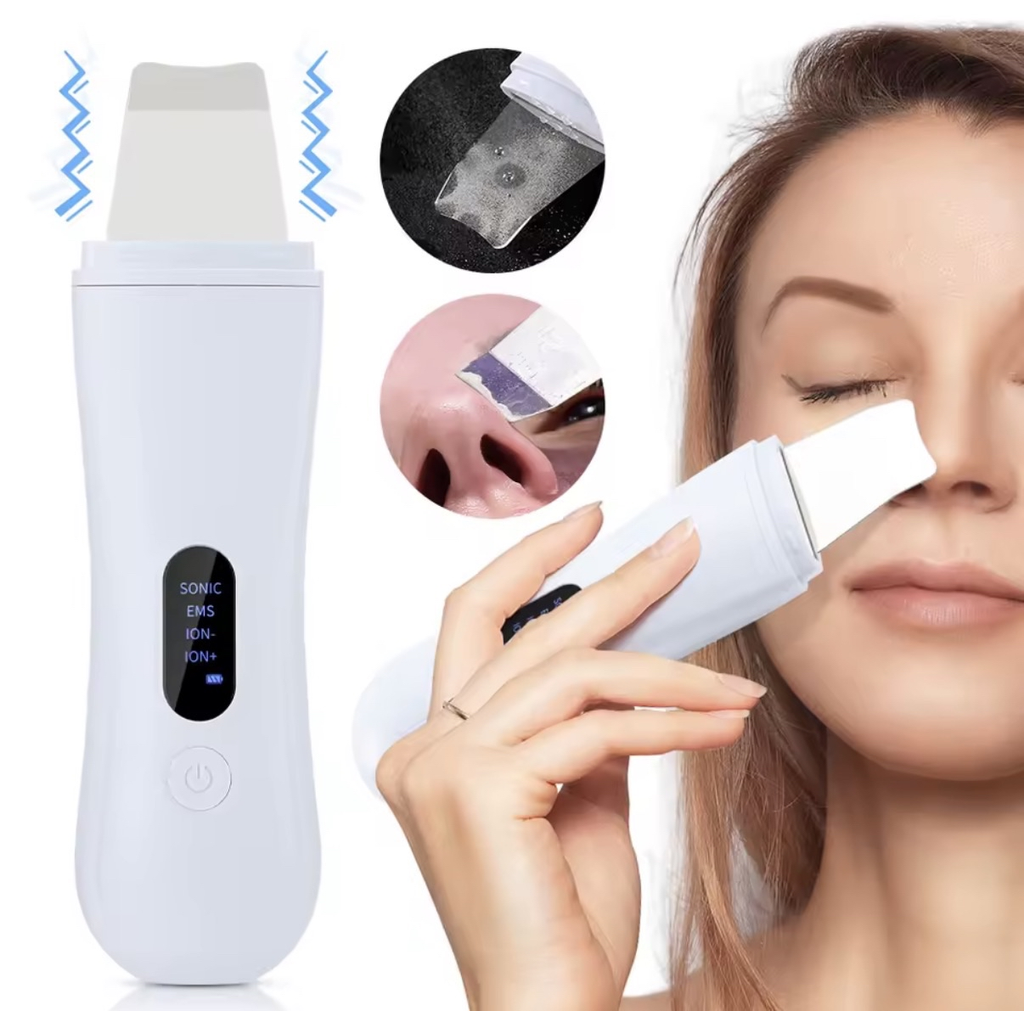 Professional Ultrasonic Skin Scrubber – Deep Pore Cleanser