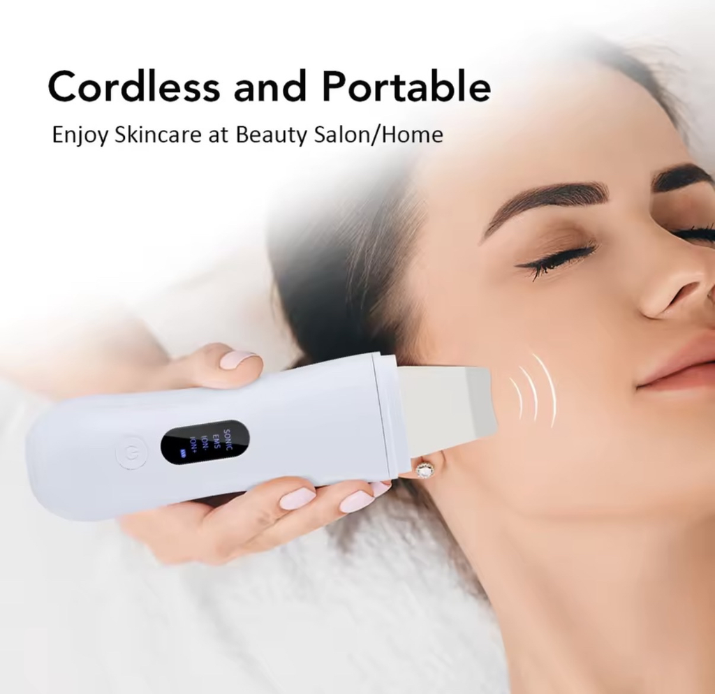 Professional Ultrasonic Skin Scrubber – Deep Pore Cleanser